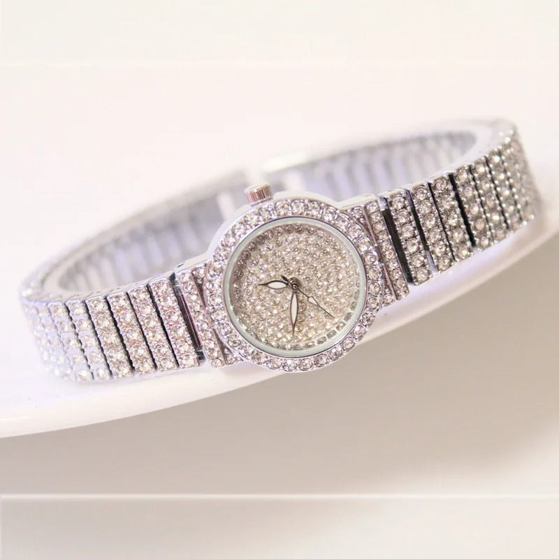 Edelstahl Armbanduhr in Kristalloptik "Orologio Da Donna belle no.3116" - PITANI