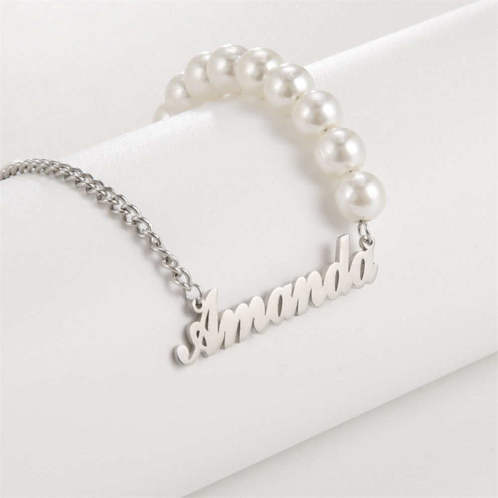 Personalisierte Edelstahl Halskette "Collana di perle" - PITANI