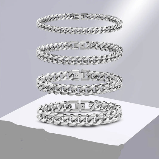 Edelstahl Armband "Acciaio inossidabile solido no.5202" - PITANI