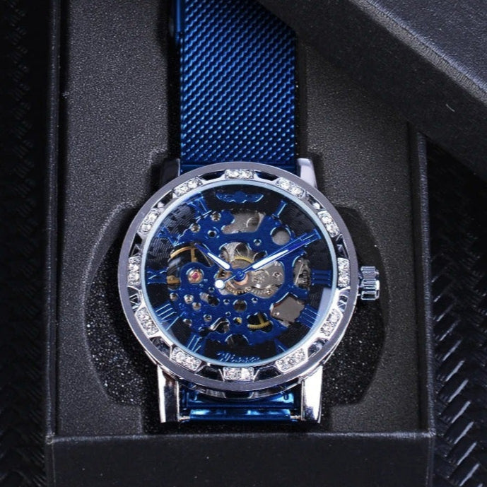 Automatik Mesh Armbanduhr "Orologio Scheletrato Meccanico no.263" - PITANI