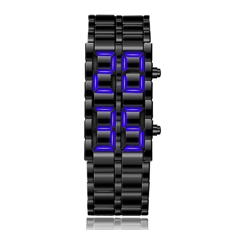 LED Edelstahl Armbanduhr "Ledoglio no.815" - PITANI