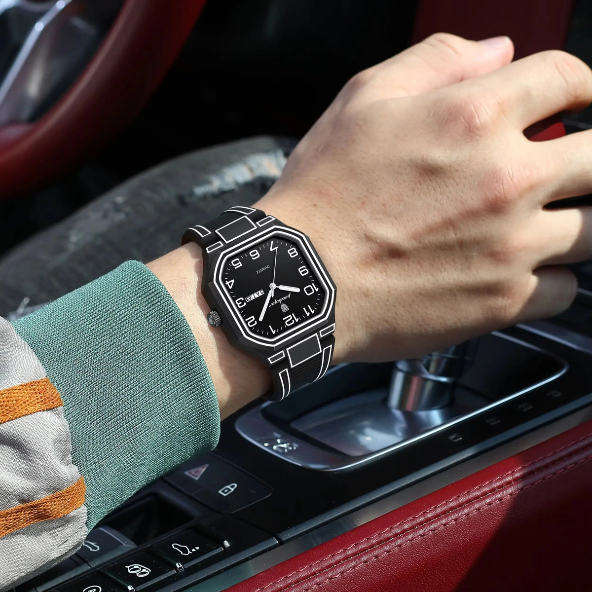 Moderne Herren Quarzarmbanduhr – Wasserdichte Sportliche Armbanduhr – no. 5371 - PITANI