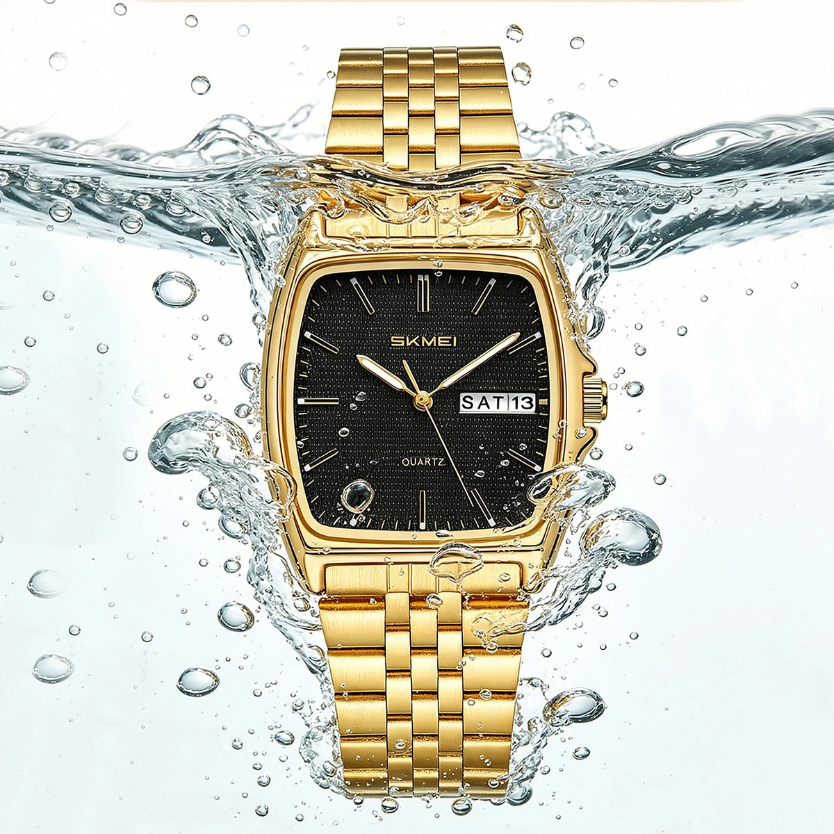 Elegante Tonneau Quarzarmbanduhr – Wasserdichte Unisex Business Armbanduhr no.3266 - PITANI