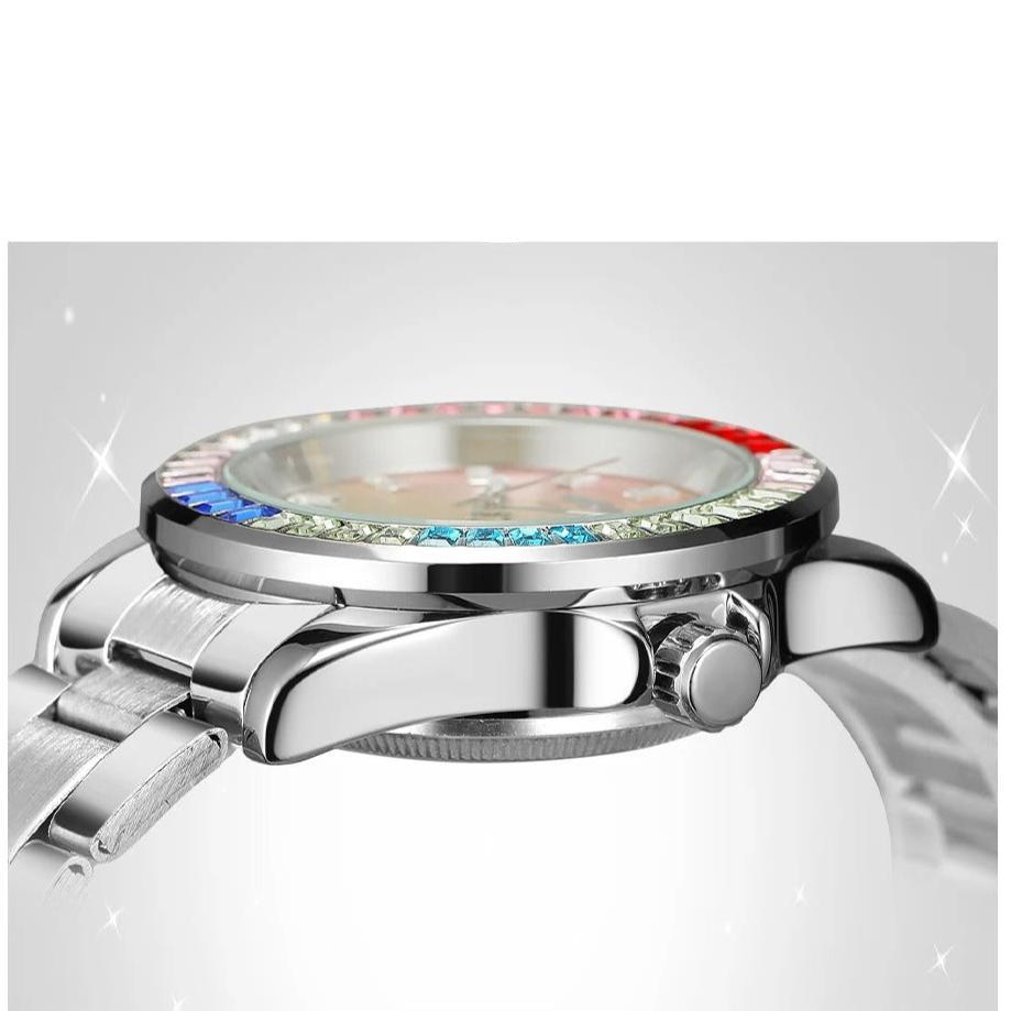 Edelstahl Automatik Armbanduhr "Movimento Automatico belle Colore no.416" - PITANI