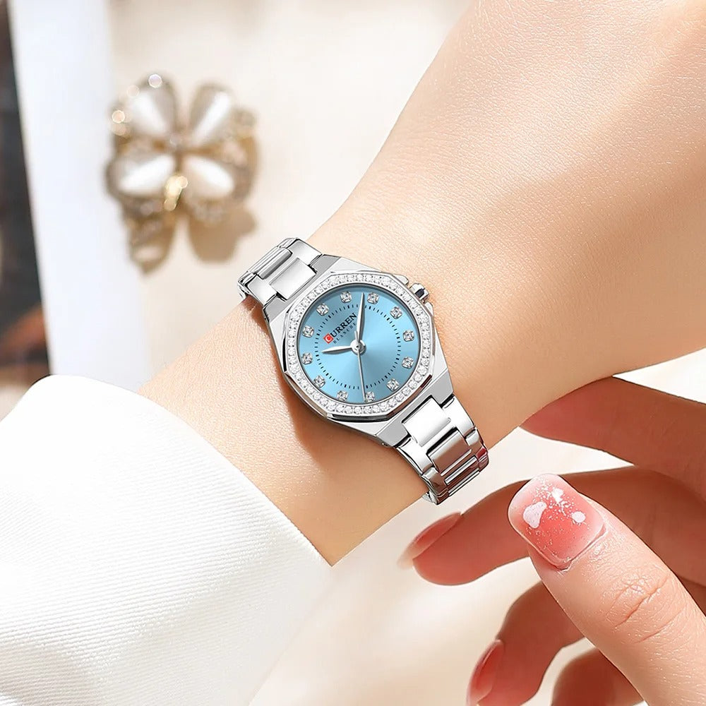 Elegante Achteckige Damen Quarzarmbanduhr – Wasserdichte Armbanduhr no.3273 - PITANI