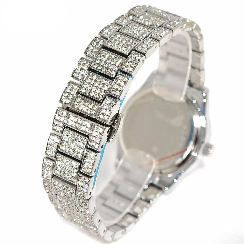 Edelstahl Glitzer Armbanduhr "Orologio Da Polso Al Quarzo Piccolo no.3134" - PITANI