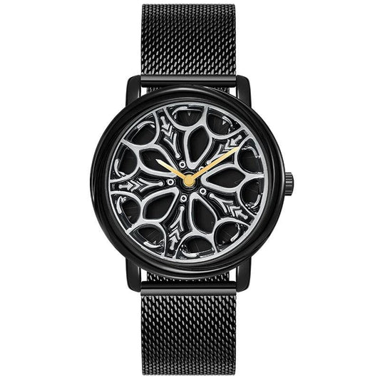 Rotierende Felgen Mesh-Armbanduhr "Orologi Sportivi no.423" - PITANI