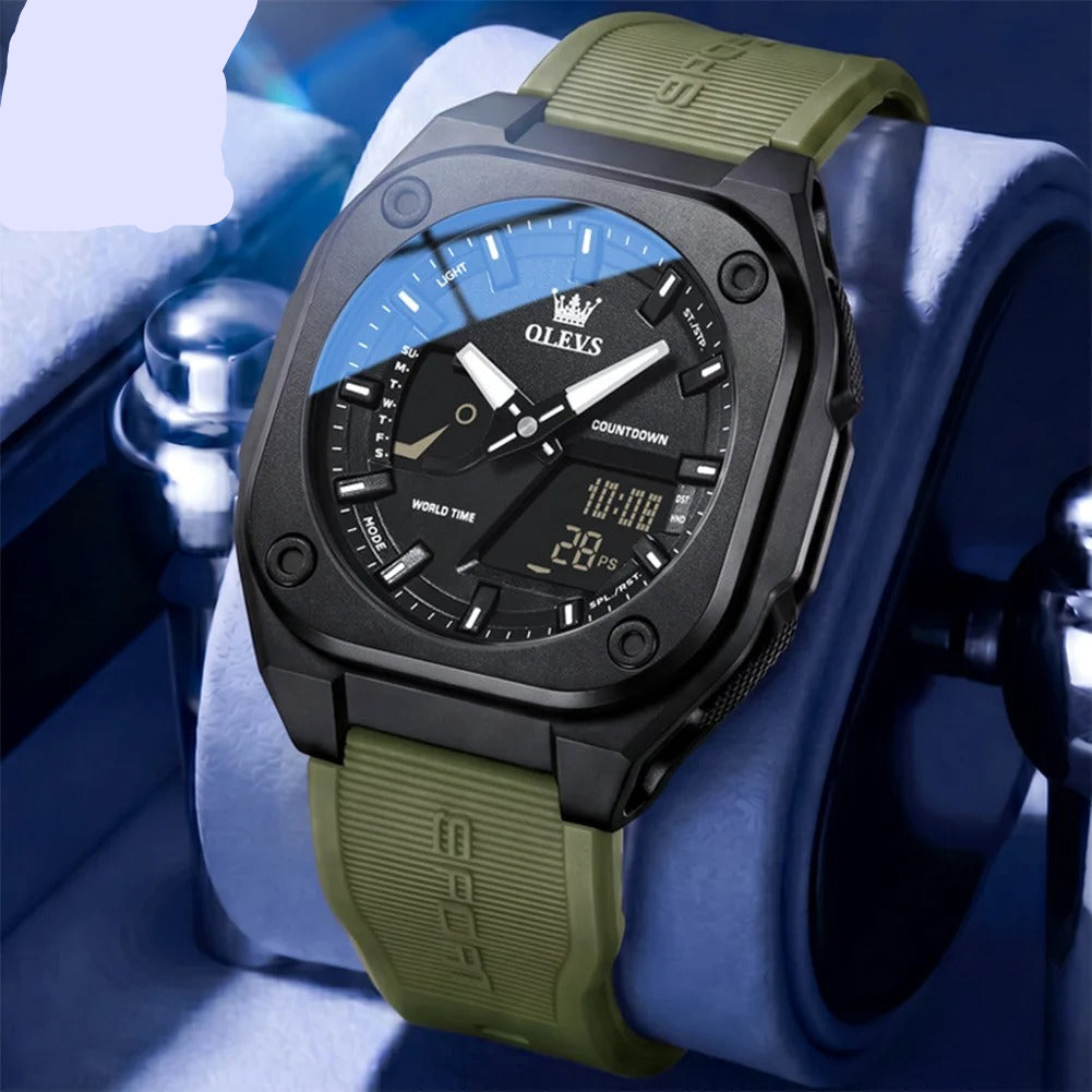 Multifunktionale Herren Digital-Sportuhr – Wasserdichte Armbanduhr – no. 5387 - PITANI