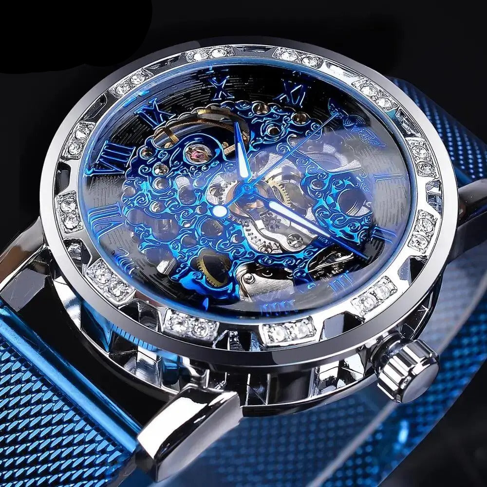 Automatik Mesh Armbanduhr "Orologio Scheletrato Meccanico no.263" - PITANI