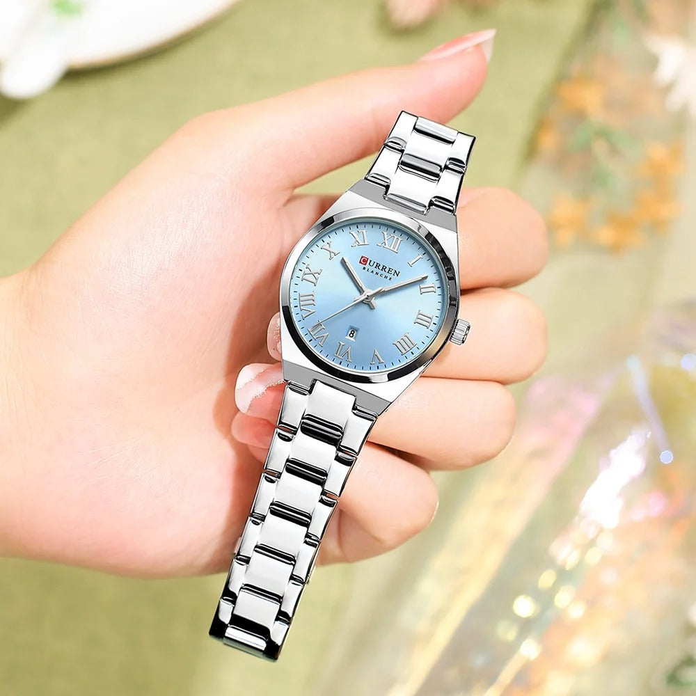 Elegante Damen Quarzarmbanduhr mit Datum – Wasserdichte Armbanduhr no.3274 - PITANI