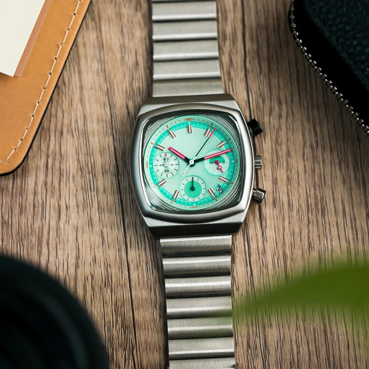 Elegante Eckige Chronograph-Look Damen Armbanduhr – Wasserdichte Armbanduhr no.3275 - PITANI