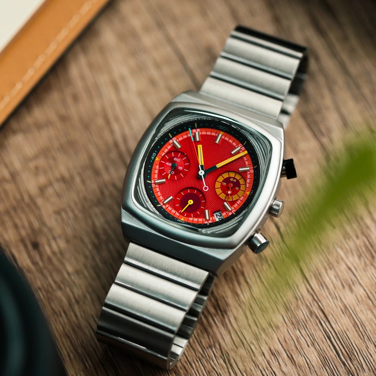 Elegante Eckige Chronograph-Look Damen Armbanduhr – Wasserdichte Armbanduhr no.3275 - PITANI