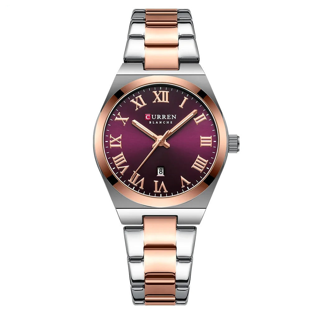 Elegante Damen Quarzarmbanduhr mit Datum – Wasserdichte Armbanduhr no.3274 - PITANI