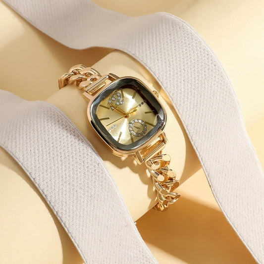 Edelstahl Armbanduhr "Moda Leggera Di Lusso Da Donna no.3140" - PITANI