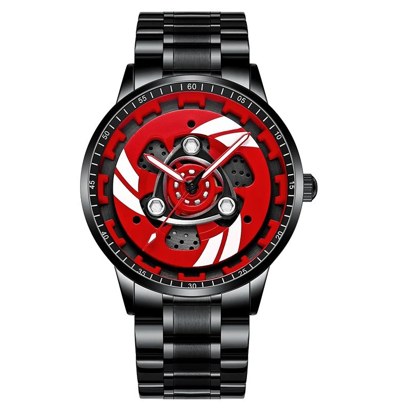 Rotierende Motorrad Felgen Armbanduhr "Cerchio Per Moto no.412" - PITANI