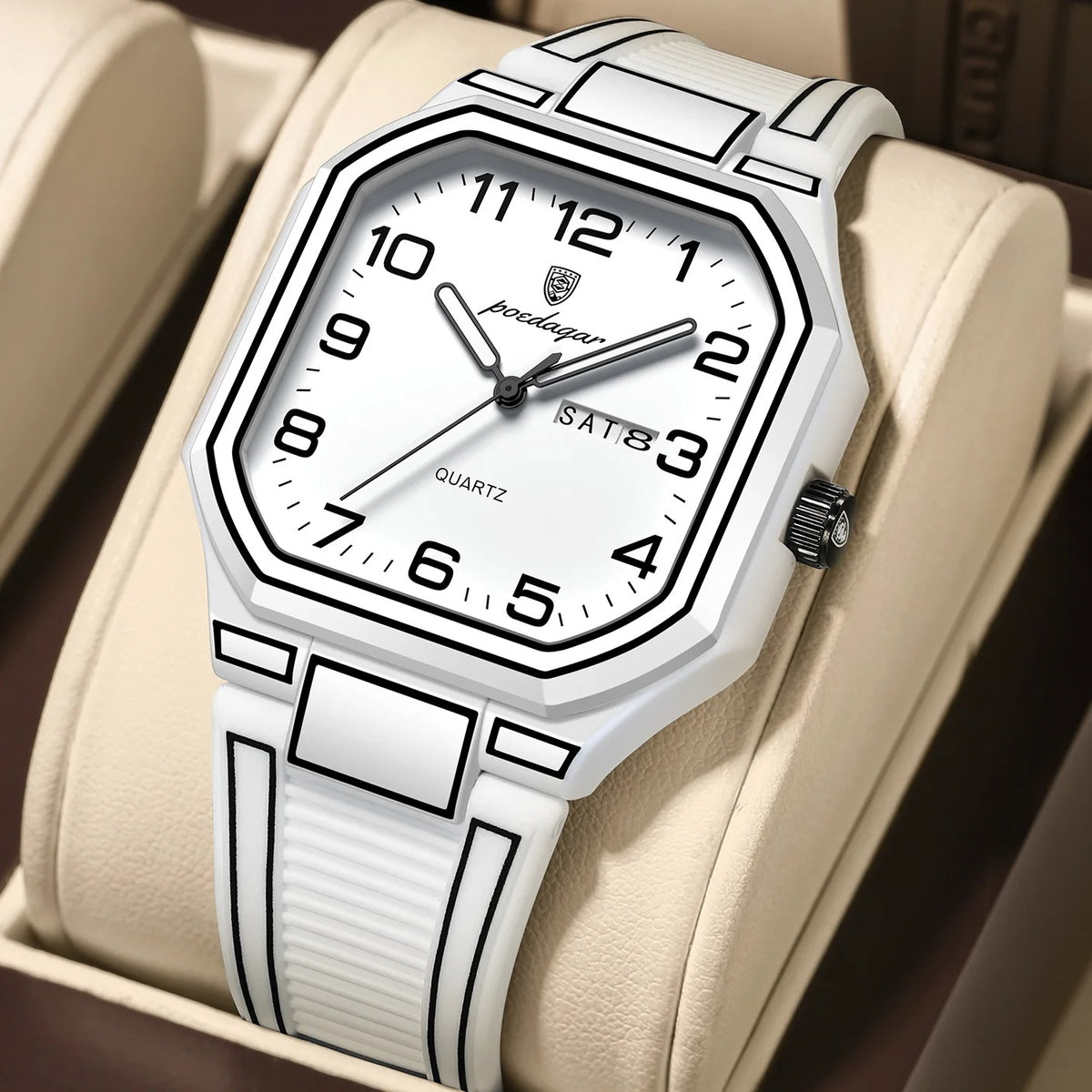 Moderne Herren Quarzarmbanduhr – Wasserdichte Sportliche Armbanduhr – no. 5371 - PITANI