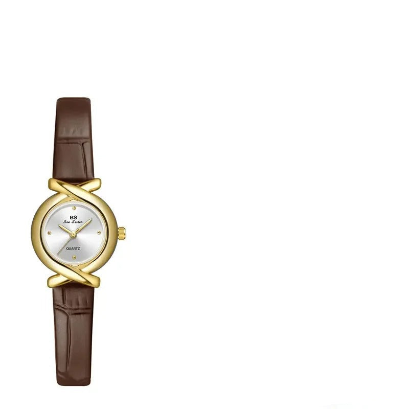 Leder Armbanduhr mit künstlerischer Lünette "Guarda Le Ragazze Che Amano no.3163" - PITANI