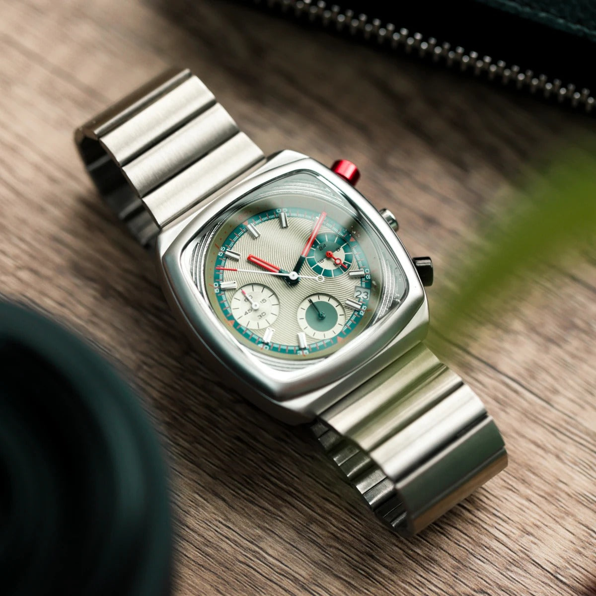 Elegante Eckige Chronograph-Look Damen Armbanduhr – Wasserdichte Armbanduhr no.3275 - PITANI