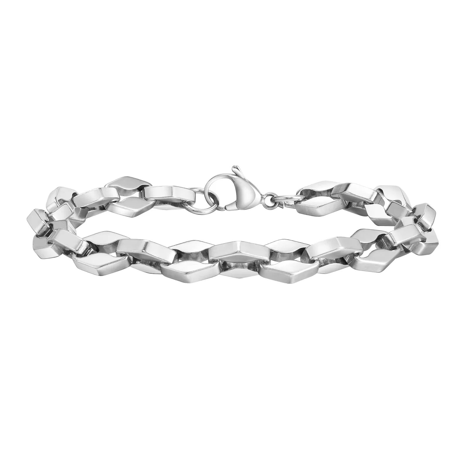 Gliederketten Edelstahl Armband "Chiusura a Moschettone no.5211" - PITANI