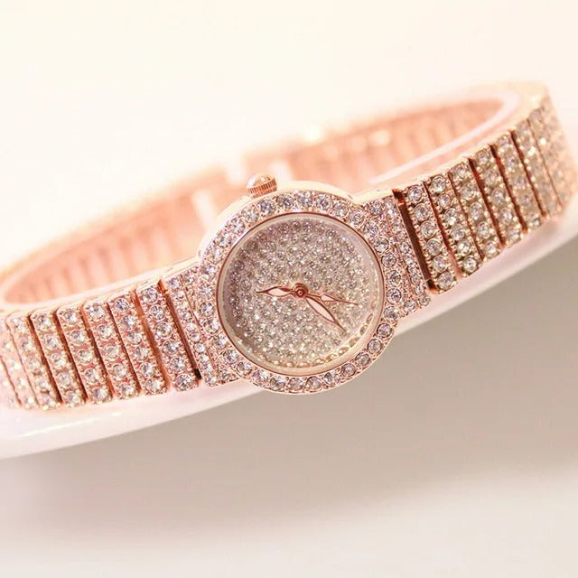 Edelstahl Armbanduhr in Kristalloptik "Orologio Da Donna belle no.3116" - PITANI