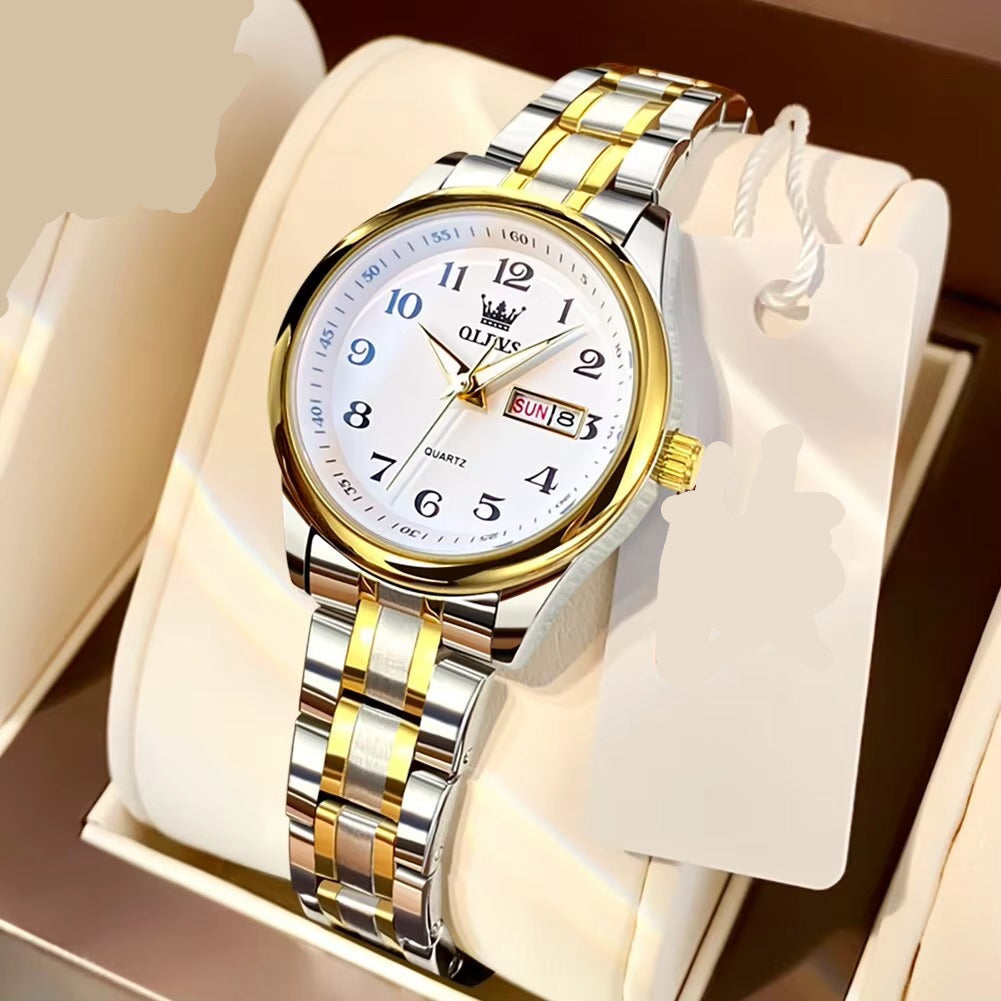 Edelstahl Armbanduhr "Visualizzazione della settimana e della data no.3230“ - PITANI