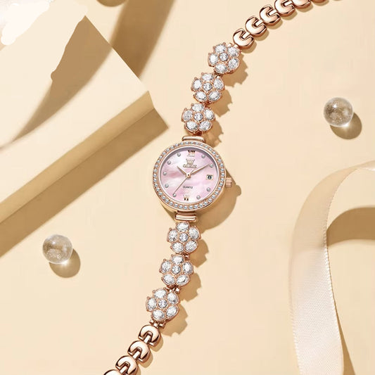 Edelstahl Armbanduhr mit Blumenform "Alto no.3240“ - PITANI
