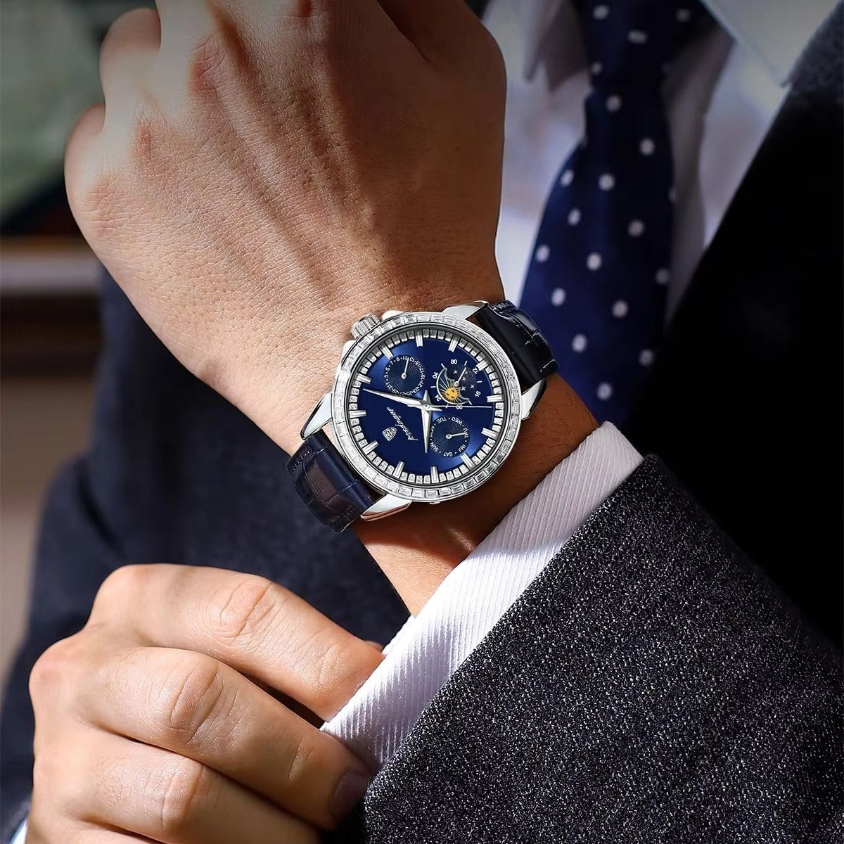 Edelstahl Armbanduhr "Impermeabile Luminoso no.4153" - PITANI