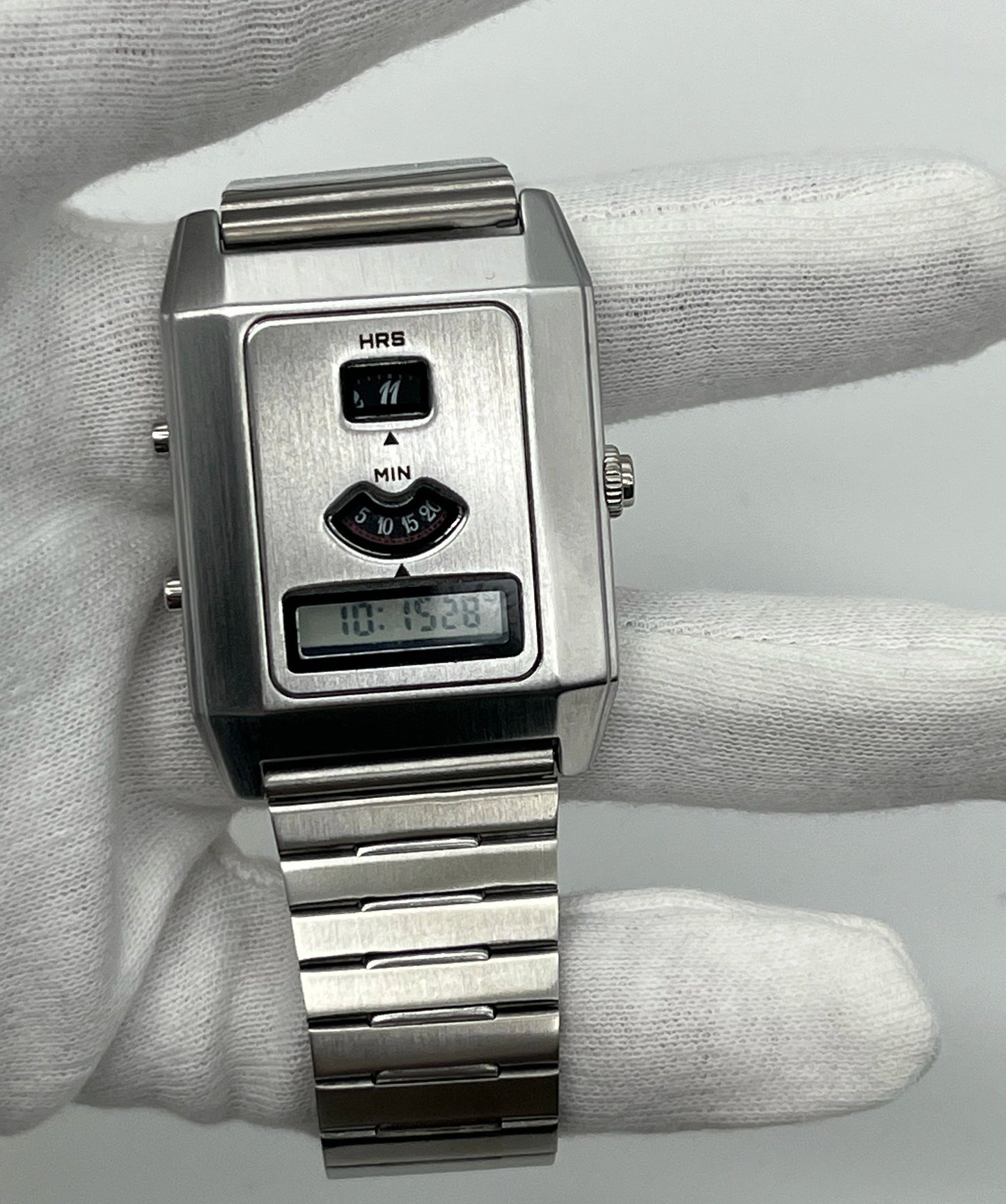 Außergewöhnliche Retro Edelstahl Armbanduhr "Design vintage-futuristico no.5210" - PITANI