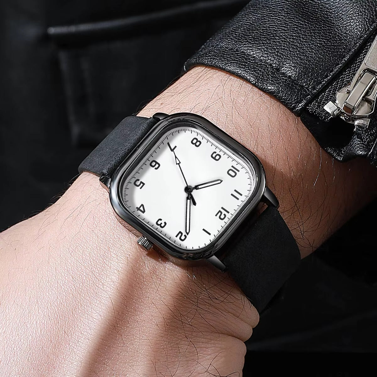 Minimalistische Quadratische Armbanduhr "Arabo quadrato semplice no.5260“ - PITANI