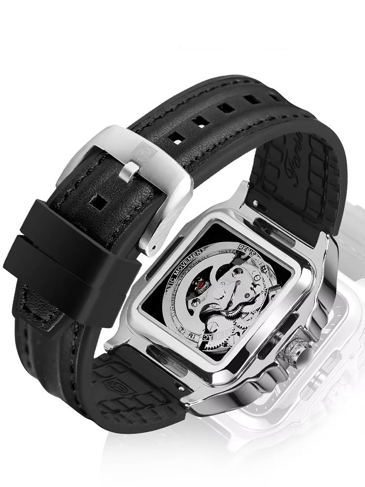 Quadratische Automatik Armbanduhr "Militare di acciaio no.5290“ - PITANI