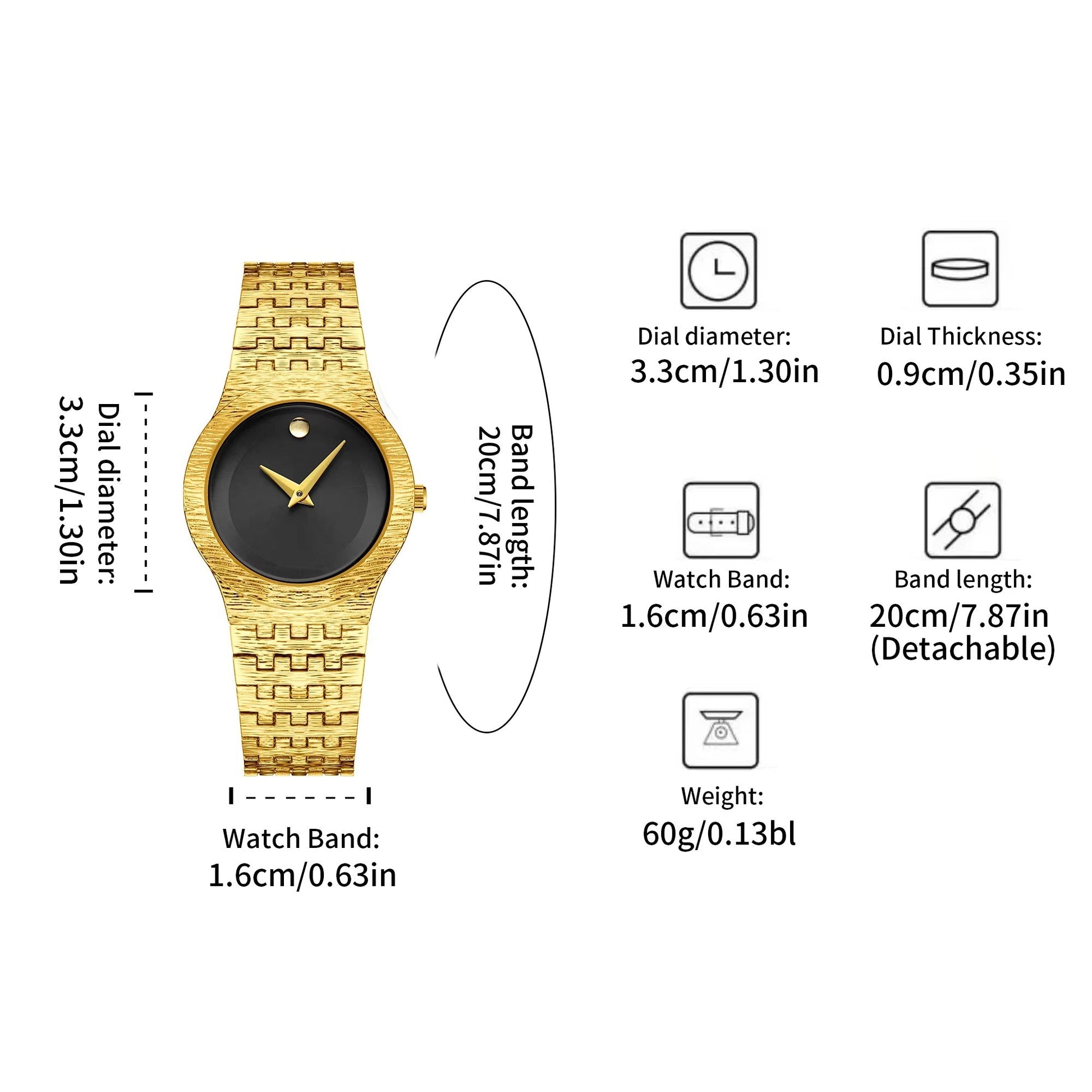 Schlichte minimalistische Edelstahl Armbanduhr "Quarzo minimalista no.3205" - PITANI