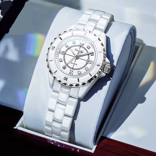 SALE | Elegante Keramik Armbanduhr "Acciaio ceramico no.3232“ - PITANI