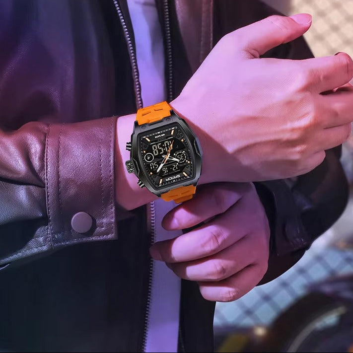 Silikonband Armbanduhr "Sport con quadrante grande no.5232“ - PITANI