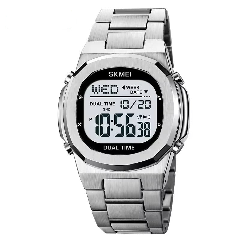 Digitale Edelstahl Armbanduhr "Elettronica di lusso no.5276“ - PITANI