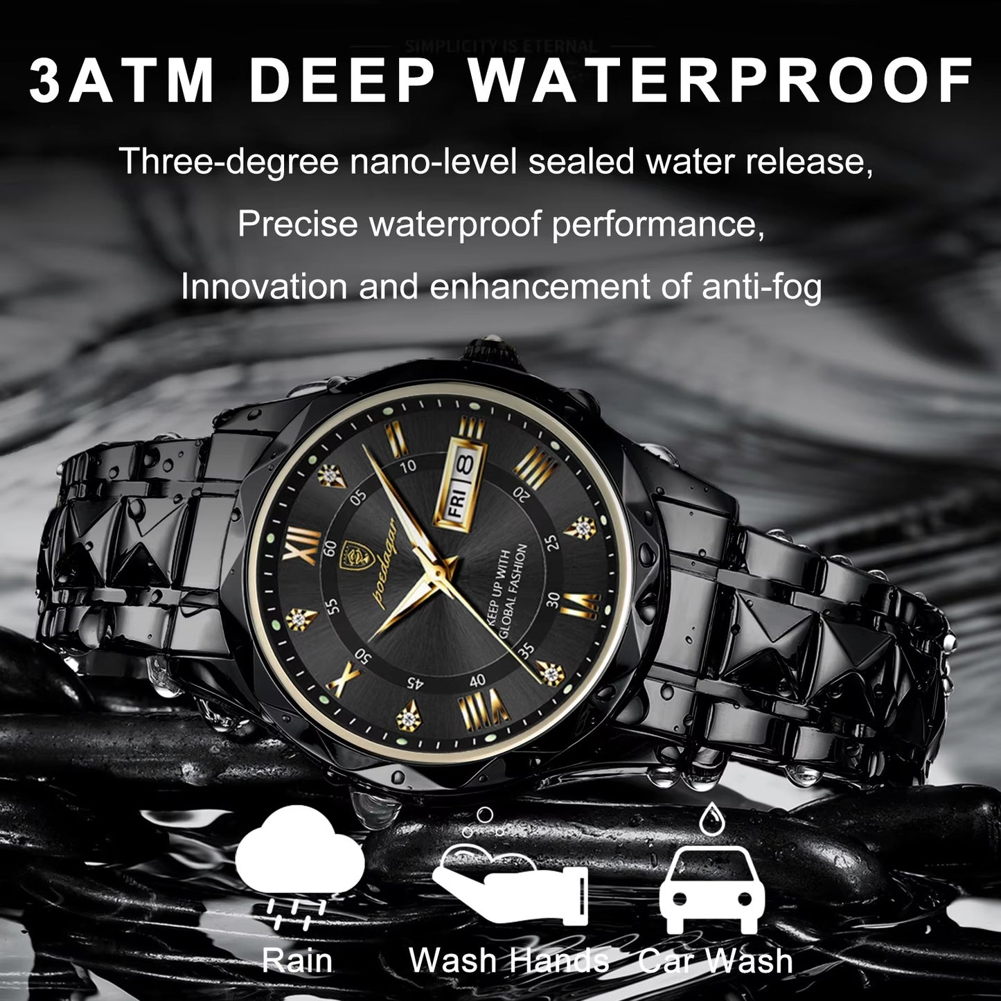 Edelstahl Armbanduhr "Orologio per uomo no.4154" - PITANI