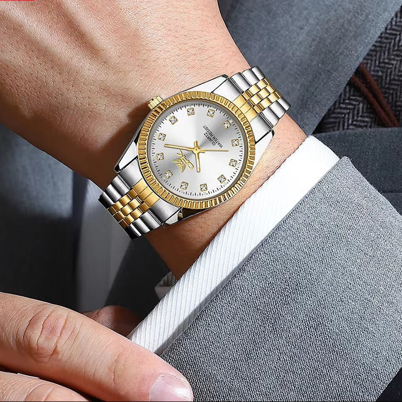 Edelstahl Armbanduhr "Quarzo in acciaio inossidabile no.4126" - PITANI