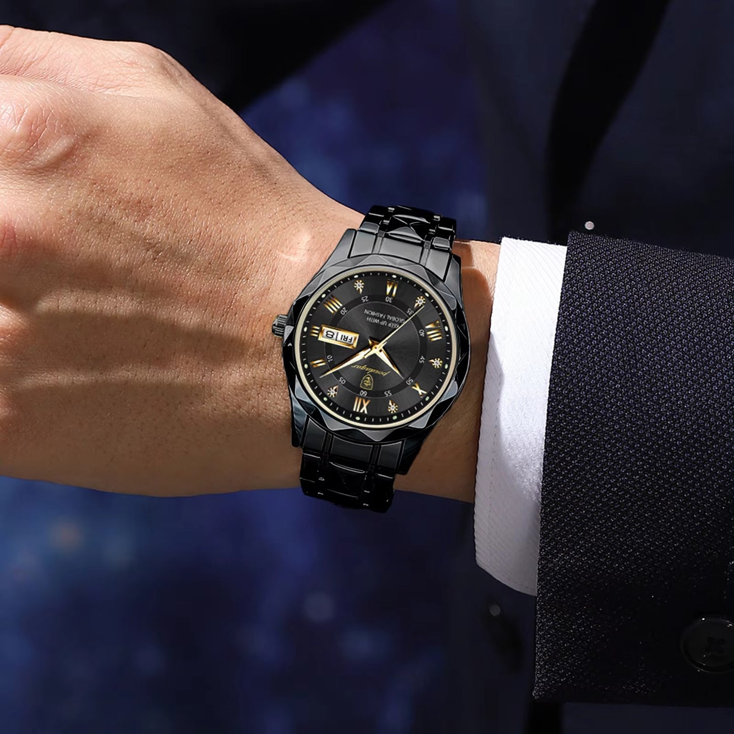 Edelstahl Armbanduhr "Orologio per uomo no.4154" - PITANI