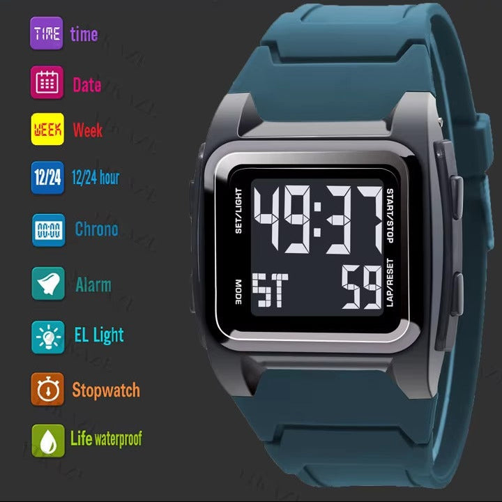 Edelstahl Armbanduhr "Orologio sportivo da uomo no.4123" - PITANI