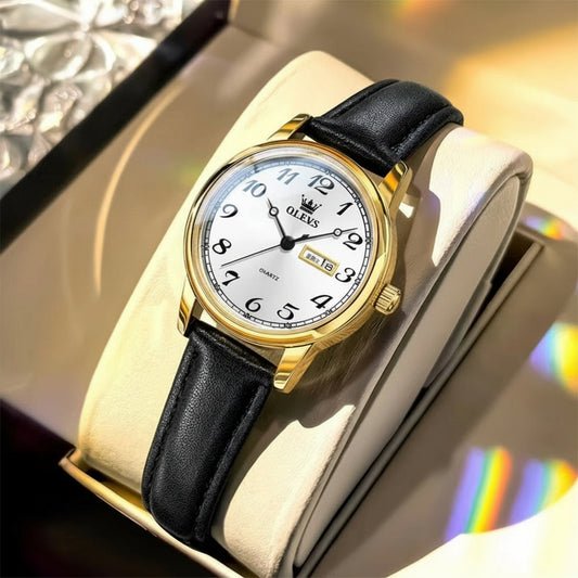 Stilvolle zeitlose Leder Armbanduhr "Arabo impermeabile no.3222" - PITANI