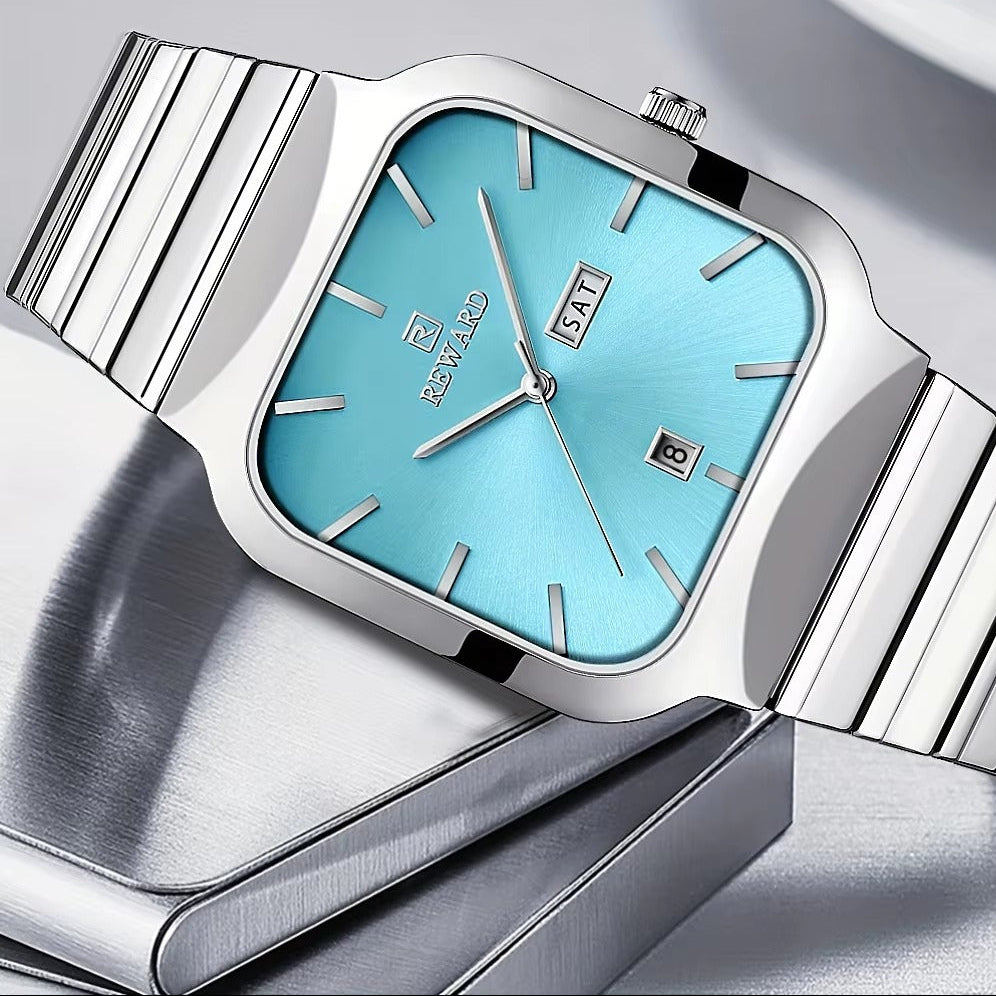 Moderne kantige Edelstahl Armbanduhr "Sport alla moda no.5178" - PITANI