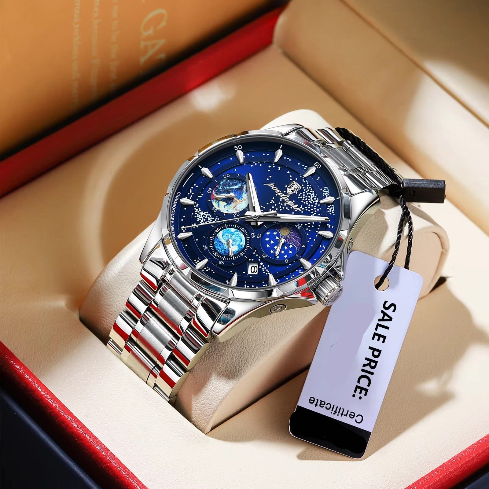 Edelstahl Armbanduhr "Quarzo di lusso no.4150" - PITANI