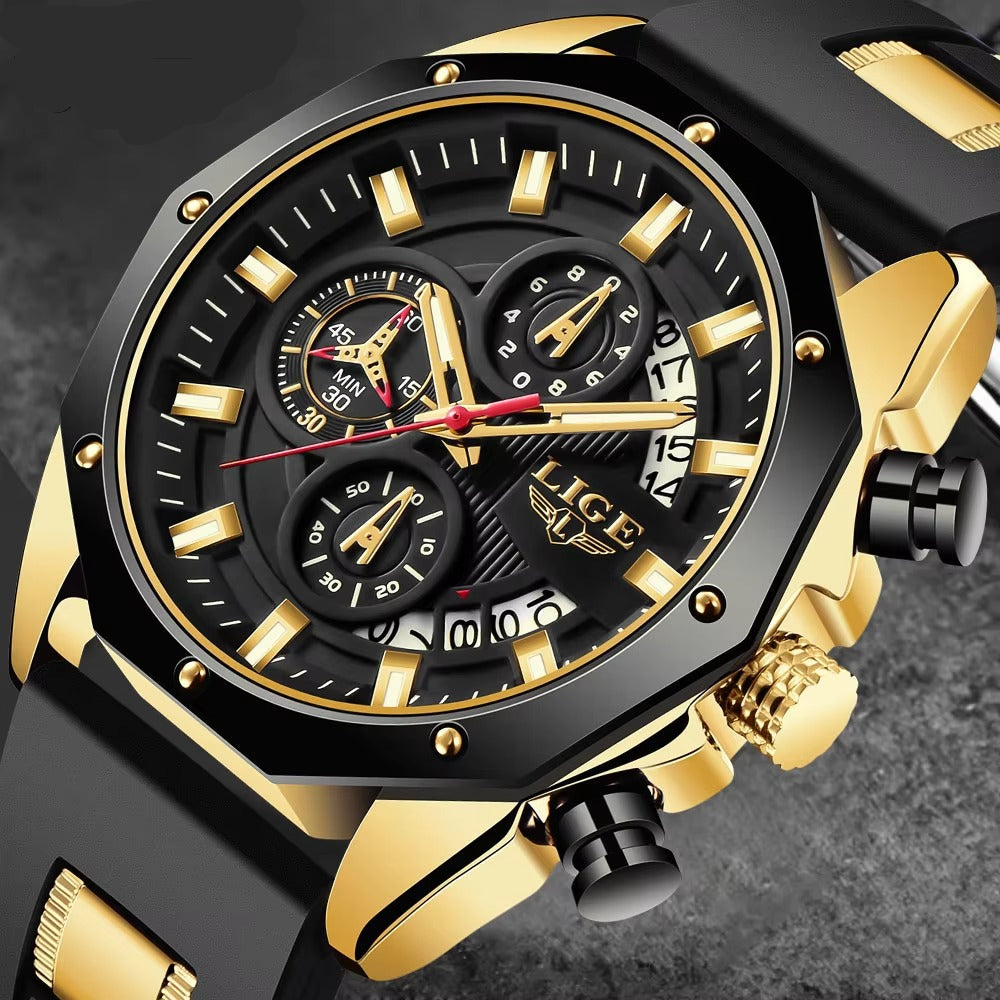 Edelstahl Armbanduhr "Militare in silicone no.4114" - PITANI