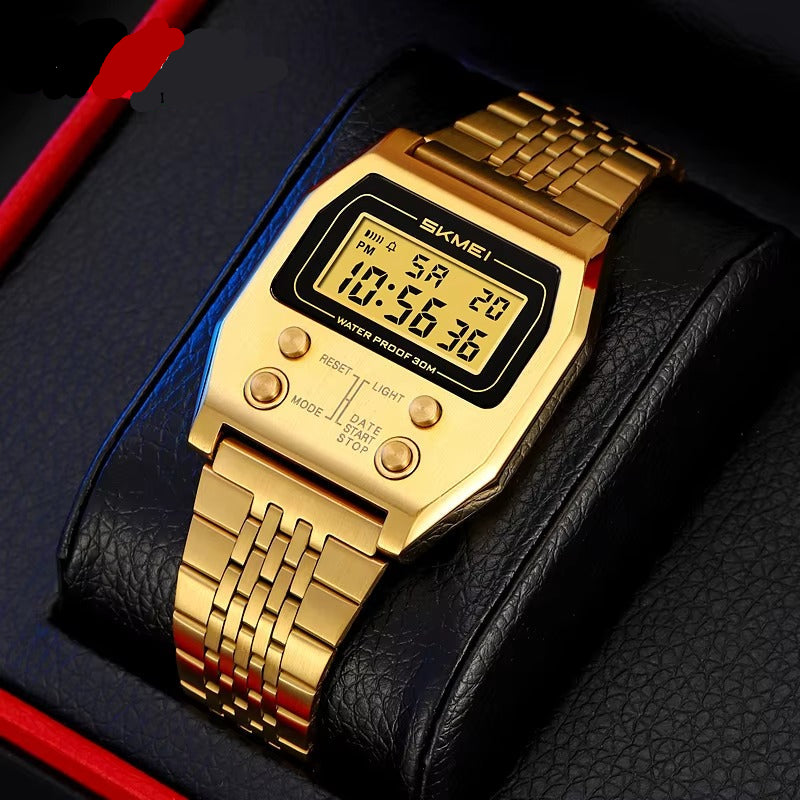 VORLAGE HERREN Edelstahl Armbanduhr "Allarme elettronico no.5242“ - PITANI