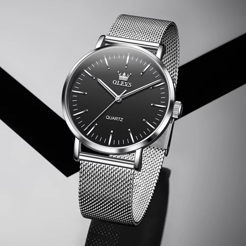 Schlichte minimalistisch dünne Edelstahl Armbanduhr "Orologio bele monde no.5311“ - PITANI