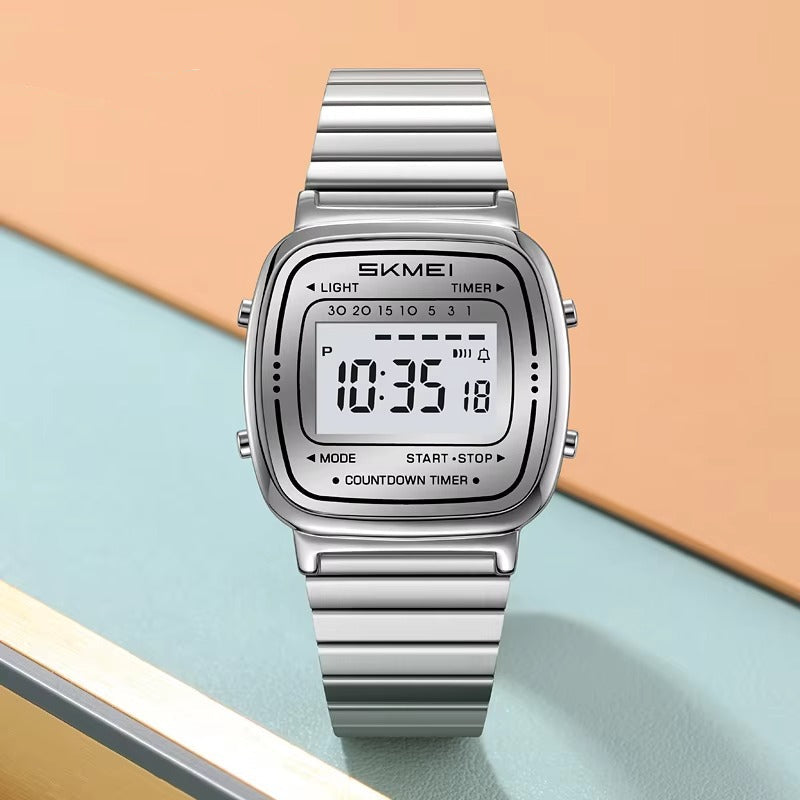 Digitale Edelstahl Armbanduhr "Orologio digitale no.5292“ - PITANI