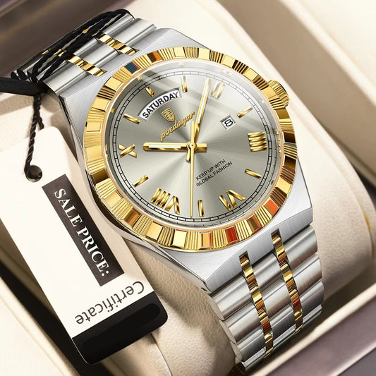 Edelstahl Armbanduhr "Uomo d'affari no.4157" - PITANI