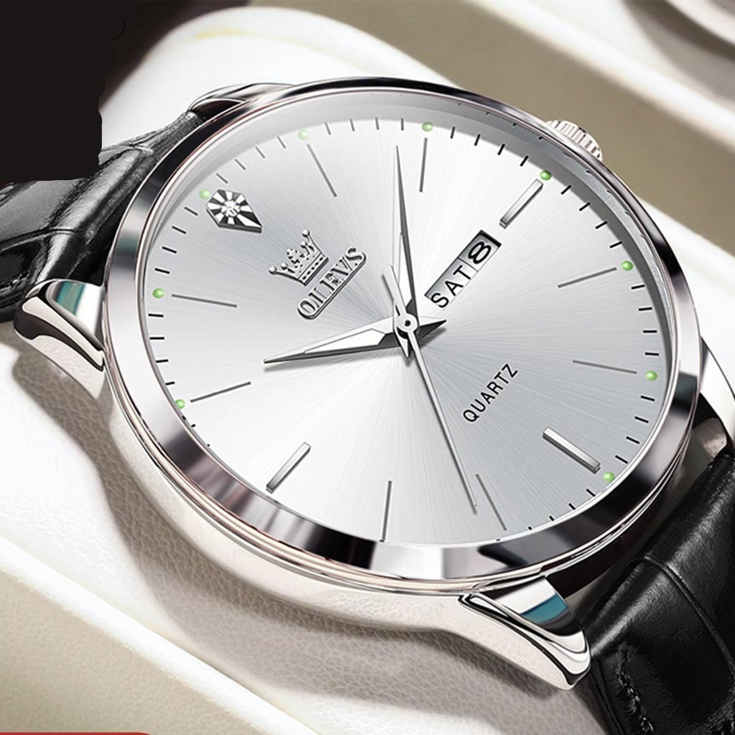 Edelstahl Armbanduhr "Calendario doppio semplice no.4136" - PITANI