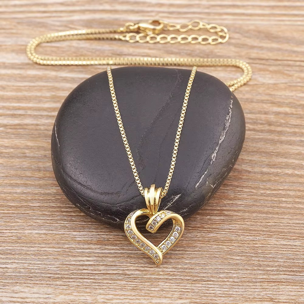 Edelstahl Halskette in Herzform "Collana con ciondolo a cuore no.4205" - PITANI