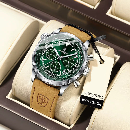 Zeitlose trendige Armbanduhr "Cronografo in pelle no.4157" - PITANI