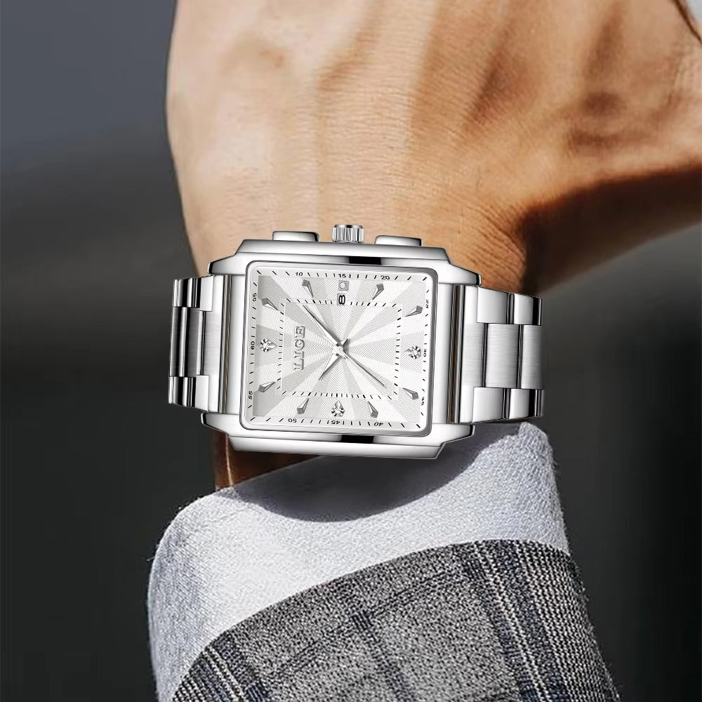 Edelstahl Armbanduhr "Orologio con data automatica no.4138" - PITANI